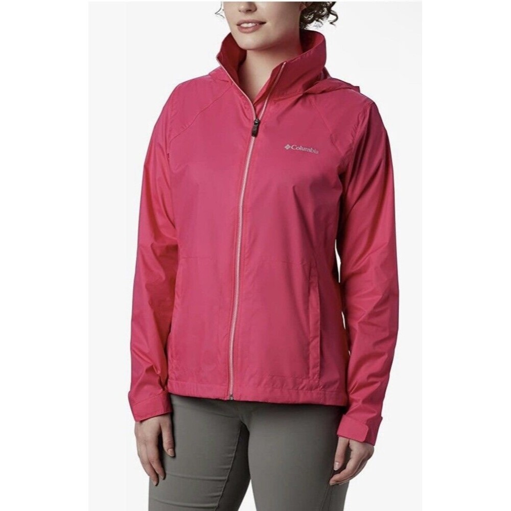 Womens Columbia Small Switchback II Omni-Shield Lightweight Rain Wind Jacket